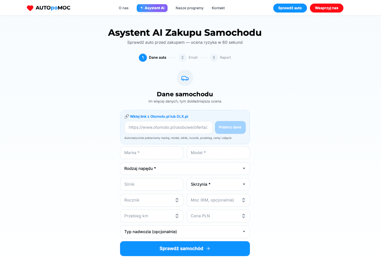 AutoPomoc Fundacja — aplikacja zarządzania pomocą