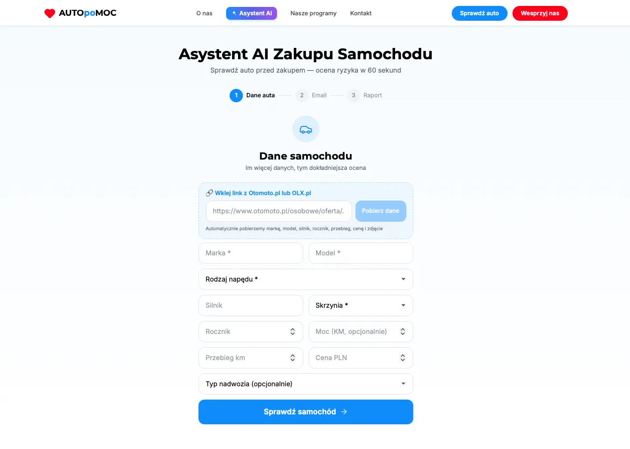 AutoPomoc Fundacja — aplikacja zarządzania pomocą