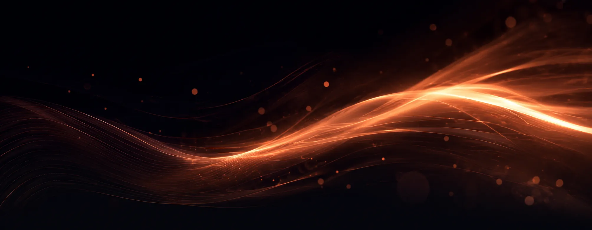 Baner brandowy z miękkim peach glow — uniwersalna grafika brandowa